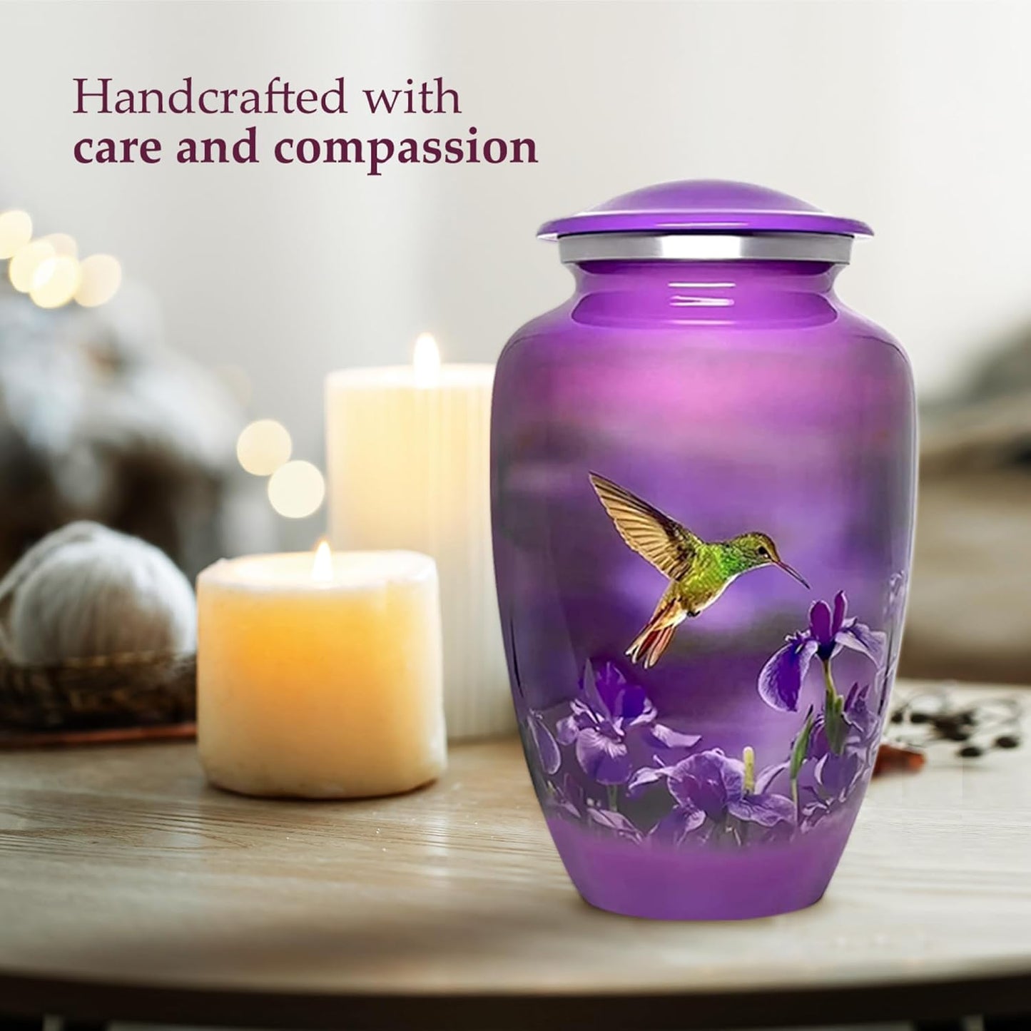 Memorials Urns for Human Ashes Adult - Large Hummingbird